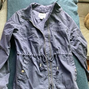 Light Jacket, perfect for spring! Cinch waist and pockets